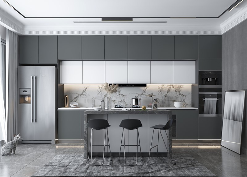 modern grey kitchen cabinet1 modern grey kitchen cabinet1