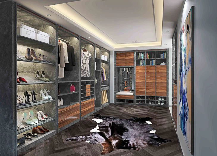 modern minimalism style coatroom melamine cabinet