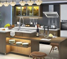 Kabinet Chipboard Berwajah Melamin