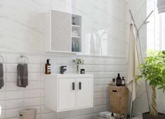 Lemari Kamar Mandi Penyimpanan Dekoratif