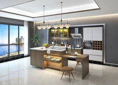 Lemari Dapur Papan melamin