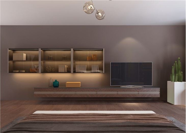 Lemari TV Modern Mewah