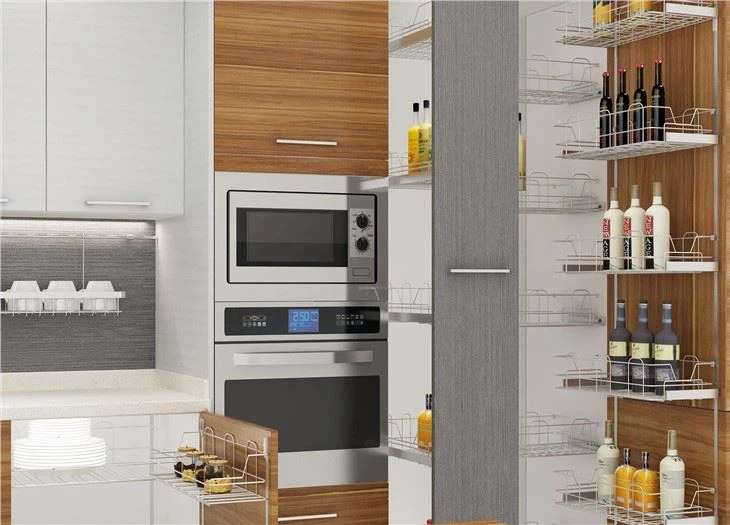 Slab Front Kitchen Cabinets