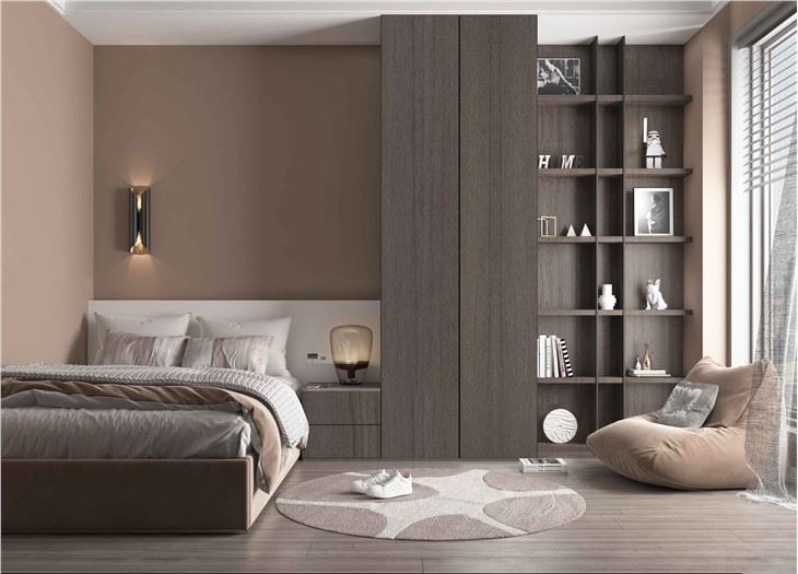 modern melamine bedroom cabinet