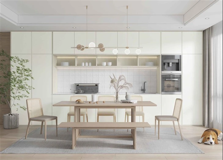 Lemari dapur akrilik modern