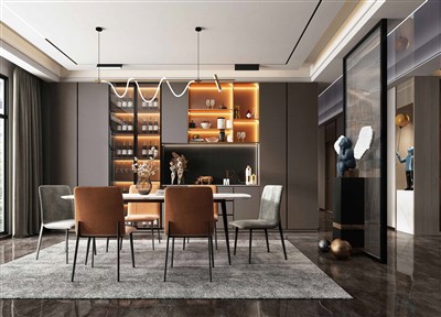 Kabinet Dinding Ruang Makan